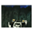 A pixelated animated sequence shows a mechanical creature with golden accents and white limbs against a dark forest background, transitioning from a crouched stance to a full jump.