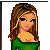 Pixelated cartoon woman in green top next to green background with text "Irish 4 Lyfe" on right side of contact sheet.