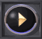 Six circular icons arranged in two of three, each containing a golden triangular play symbol on a black background with a metallic border