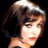 A pixelated contact sheet showing two frames of an animated icon featuring a woman's face on the left and green text reading "Original Icons .com" on the right against a dark background.