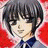 A 48x48 pixel animated buddy icon featuring a stylized anime character with dark hair and red background on the left, paired with "Anime IM" text logo on black background to the right.