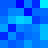 blue and cyan square pixels arranged in a uniform pattern with no discernible figures or text