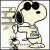Pixelated cartoon dog wearing dark sunglasses, white shirt, and dark pants, standing with arms crossed against a light background.