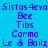 Static blue background with repeated purple text and scattered pink dots, no visible animation changes