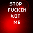 Four identical display white pixelated text on a red gradient background with subtle light effects