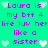 Pixelated cyan background with repeated pink text and light green hearts in a pattern