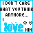 Pixelated text and heart symbols animate across a of six with blue borders