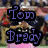 six showing a football player in action with changing text overlays reading 'Tom Brady is the GOAT' across different frames