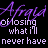 A contact sheet of six animated frames showing a repeating text-based animation with purple and white pixelated text on black background.