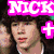 Four- with celebrity images and text overlays: 'NICK' in pink, '+' symbol, 'Miley' in red, 'We're All Gonna Die', and 'Holy Shit'