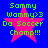 Four identical pixelated images of a blue background with green text and pink star, each displaying 'Sammy Wammy:3 Do Soccer Champ!!!'
