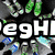 Animated icon with a central dark gray circle surrounded by colorful, pixelated figures in various poses and colors.