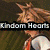 Pixelated anime-style character portraits arranged in a , with one showing "Kingdom Hearts" text