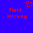 Blue background with red pixelated text 'Field Hockey' on both sides and a red pixelated heart symbol above center.