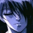 A pixelated anime-style character with closed eyes and dark hair on the left, next to a black background with white text "Anime IM" above smaller stylized text "cOm" on the right.