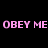 Pink pixelated text repeats across black background in three horizontal , with a gray rectangle partially visible on the right edge