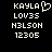 Pixelated white text and a heart symbol on black background, with one version showing the heart as hollow outline.