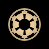 Animated sequence of a circular metallic object rotating through multiple angles against black background, showing front, side, and back views with consistent golden-brown coloration.