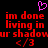 A static digital image with red pixelated text on a black background, featuring a pink heart symbol above the text.