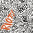 A static image shows three orange 'RIOT' text elements on a gray pixelated background with black and white speckles.