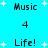 Pixelated text and star shapes on a cyan background, with visible animation changes between observations.
