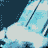 Animated sequence of a person in a white shirt against a dark blue background, transitioning from a reclined position to a seated pose with mouth open, below which the word "DOOM" appears in stylized pixelated text.
