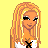 Pixel art contact sheet showing three frames of a cartoon character with blonde hair, white top, and blue jeans against yellow background with text "I Got A Black Belt In Shoppn".