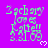 Green text 'Zachary Jones Lattrell 3.31.09' on purple background with white heart symbols, some frames showing gray rectangle overlay.