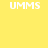 Four colored display the text UMM5 in white pixelated font against yellow, purple, and two shades of pink backgrounds