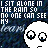 Animated contact sheet of a 48x48 pixel buddy icon showing repeated frames with a sad cartoon face and rain-themed text on a dark blue background.