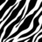 Black and white zebra-stripe pattern with diagonal lines, divided into four quadrants where the bottom-right quadrant is solid gray.