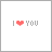 A 5x5 contact sheet of animated frames showing a pixelated 'I ❤️ YOU forever' text icon with red heart and gray text, displaying frame-by-frame animation changes in the word 'forever'.