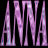 Static pixelated icon featuring stylized purple text on a black background with subtle gradient and dithering effects.
