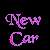 Pixelated text fragments in pink and purple hues on a black background, with some words partially obscured or overlapping.