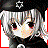 A 3x2 contact sheet of a pixel art anime character with silver hair and red eyes, wearing a black beret with white star symbols, showing sequential frames of an animation where the character's expression changes from neutral to pained while text appears above each frame.