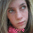 A four- shows a person with light brown hair and blue eyes in a pink top, with pixelated text reading 'i love you cody!'