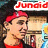 Animated icon shows a person with red headband and shirt in four , text overlays change across frames