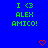 Blue background with green text reading "I <3 ALEX AMICO!" repeated across the image, red heart symbols in various positions.