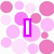 A static image with pink circles, a purple-outlined 'I', 'Luv', and 'Pink!' text, and a pink butterfly on a white background.