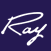 White pixelated signature-style text on dark blue background, with flowing cursive strokes forming a stylized name.