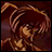 Pixelated anime-style character with brown hair and red clothing, side profile facing right, against dark background with white text reading "AnimeIM" and "com".