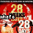 Red background with yellow '28' and white 'DAYS', black text overlays reading 'what's next later months 2009', animated flame effects.