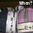 Pixelated image showing two figures with pink accents, one holding a microphone-like object under the text 'Who?' in blocky font.