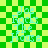 Green and yellow checkered background with cyan text reading "Joe Rocks The House" in four identical arranged in a