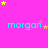A bright pink background with repeated cyan text 'morgan' and scattered yellow and pink stars in a