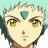A pixelated anime-style character face with a teal gem on the forehead, next to stylized text reading "Anime IM" and "COM" on a black background.