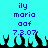Pixelated blue text on cyan background with black silhouettes of raised hands at bottom, showing identical static content across observations.