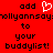 Red background with black pixelated text and a white heart symbol, repeated side-by-side.