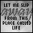 A 6-frame animated contact sheet showing a pixelated text animation with changing letter opacity on a gray background.