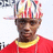A person wearing a red shirt with yellow collar and striped cap, shown in three sequential poses against a light background.